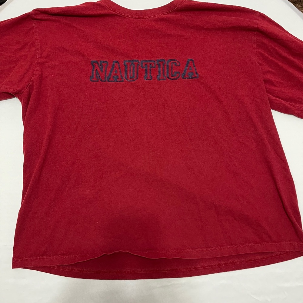 nautica red t shirt